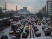 Platz 5: In Bogotá sieht es nicht besser aus. 79,8 Stunden verbringen Autofahrer in der Hauptstadt Kolumbiens durchschnittlich im Jahr auf mehr als überfüllten Straßen. (Bild-Copyright: VWPics/ddp Images)
