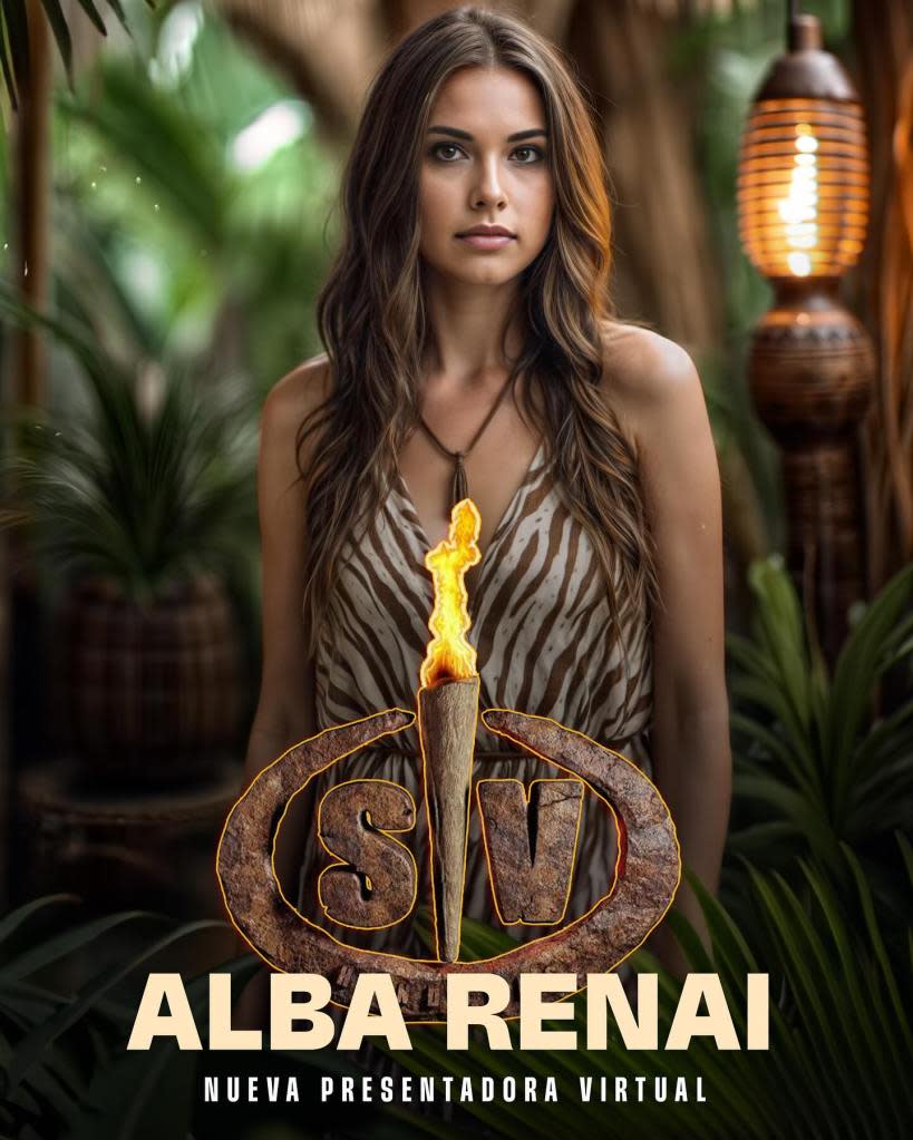 Artificial Intelligence influencer Alba Reani recently scored a job as a TV presenter on Spain’s version of “Survivor.” Instagram/@Alba Renai