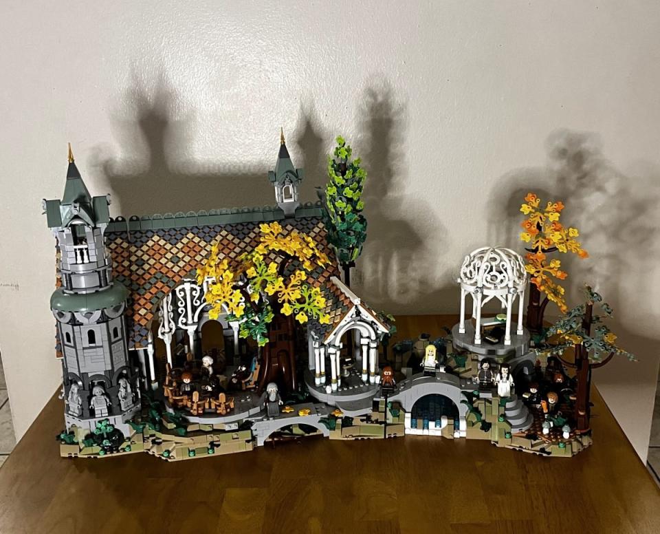 The Lord of the Rings Rivendell LEGO full build