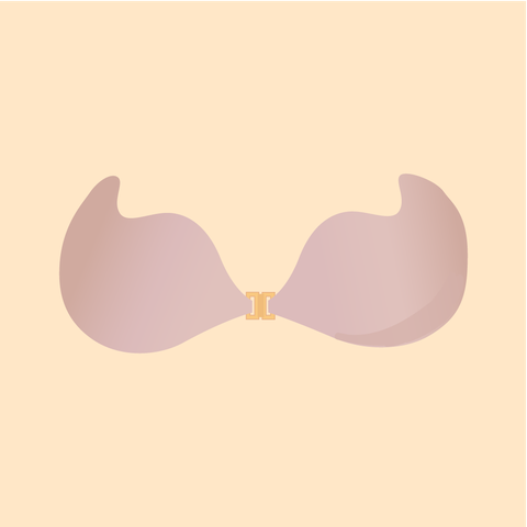 Breast Lift Strapless Backless Petals Nippless Covers Push Up Self Adhesive  Invisible Sticky Bra for Women (Medium, Beige 1) at  Women's Clothing  store