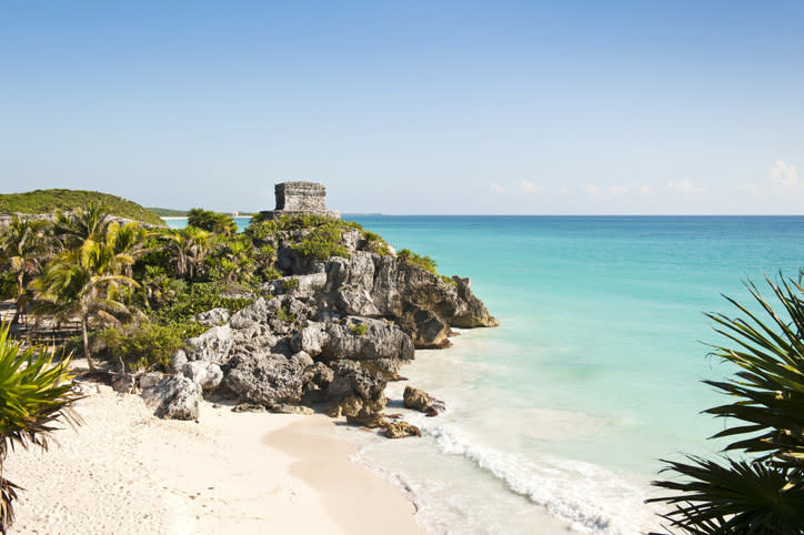 <div><p>"Check out the Mayan ruins, swim in cenotes, explore caves, snorkel with sea turtles and stingrays, and go deep sea-fishing. Not to mention there are lots of all-inclusive resorts that have <b>tons of stuff for the kids to do</b>." </p><p>—Todd Gay, Facebook</p><p>For more tips, check out <a href="https://www.buzzfeed.com/hannahloewentheil/tulum-mexico-travel-guide" rel="nofollow noopener" target="_blank" data-ylk="slk:Here's Why Tulum Is The Perfect Long-Weekend Getaway;elm:context_link;itc:0;sec:content-canvas" class="link ">Here's Why Tulum Is The Perfect Long-Weekend Getaway</a>.</p></div><span> Asmithers / Getty Images</span>