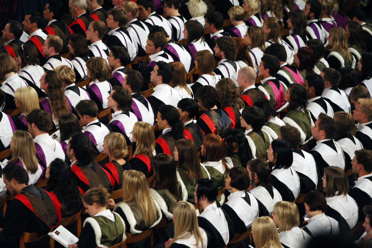 Badge of honour: but why do graduates care so much about exams?: David Cheskin/PA Wire