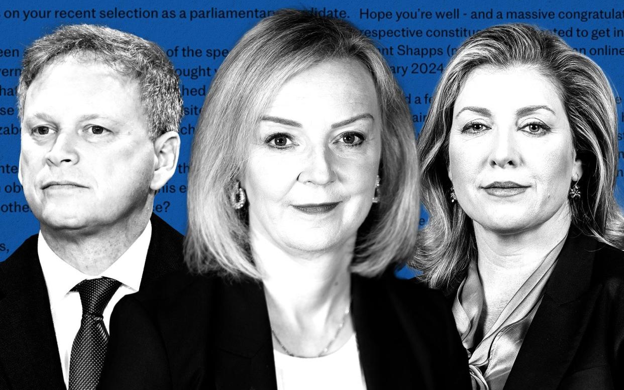 Grant Shapps, Liz Truss and Penny Mordaunt are trying to win over the new Tory election candidates