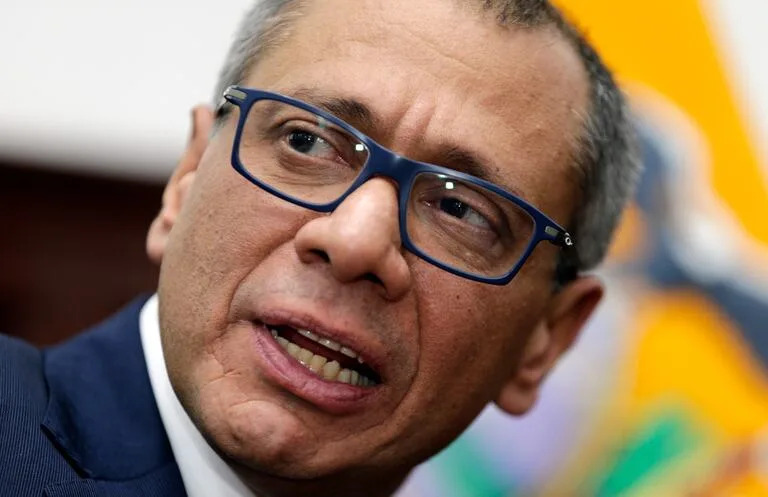 El entonces vicepresidente de Ecuador, Jorge Glas, habla durante una entrevista en su oficina el 12 de septiembre de 2017 en Quito, Ecuador. 