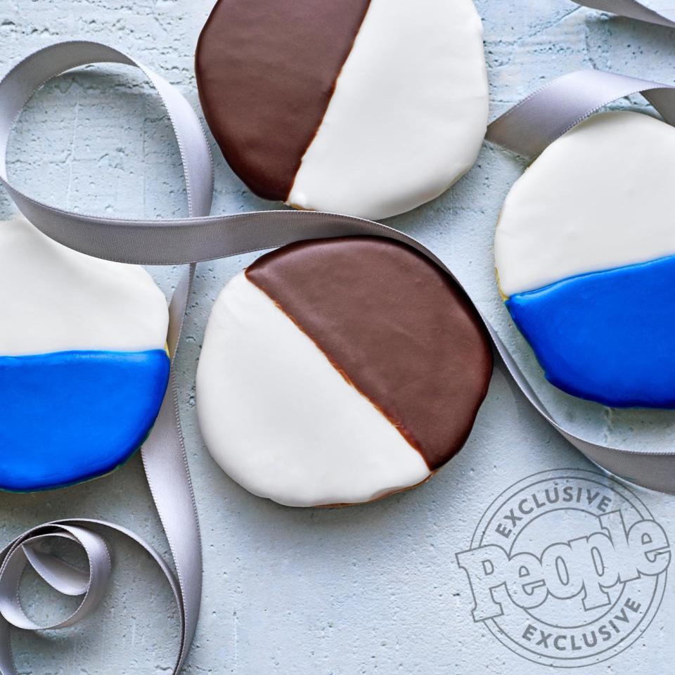 Frosted Two-Tone Cookies