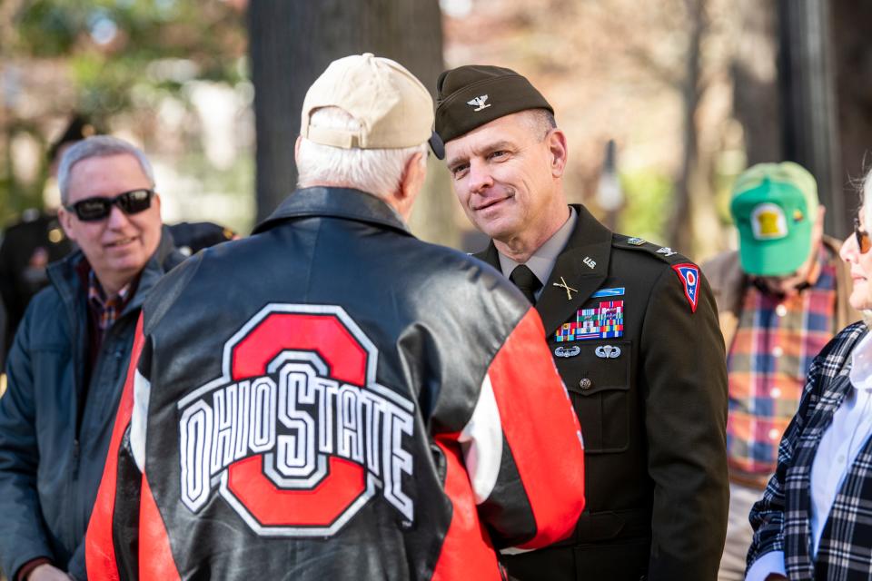 Ohio State Mansfield will host a special Veterans Day celebration at 11 a.m. Wednesday. The free program, which includes brunch, is open to the public.