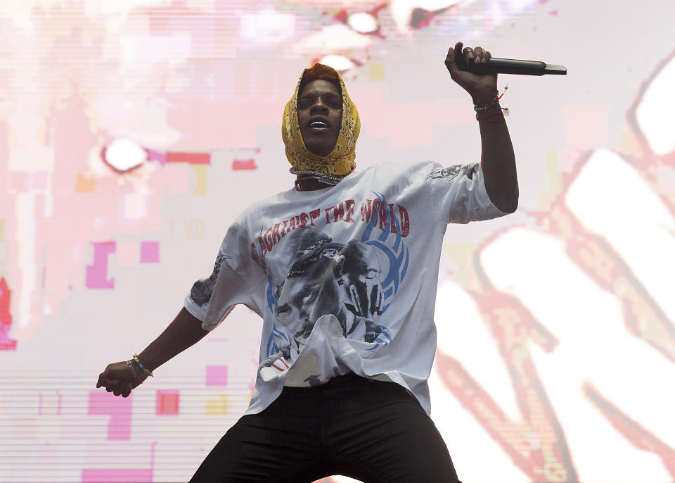 VANCOUVER, BRITISH COLUMBIA - JUNE 15: Rapper A$AP Rocky performs onstage during Breakout Festival 2019 at PNE Amphitheatre on June 15, 2019 in Vancouver, Canada. (Photo by Andrew Chin/Getty Images)