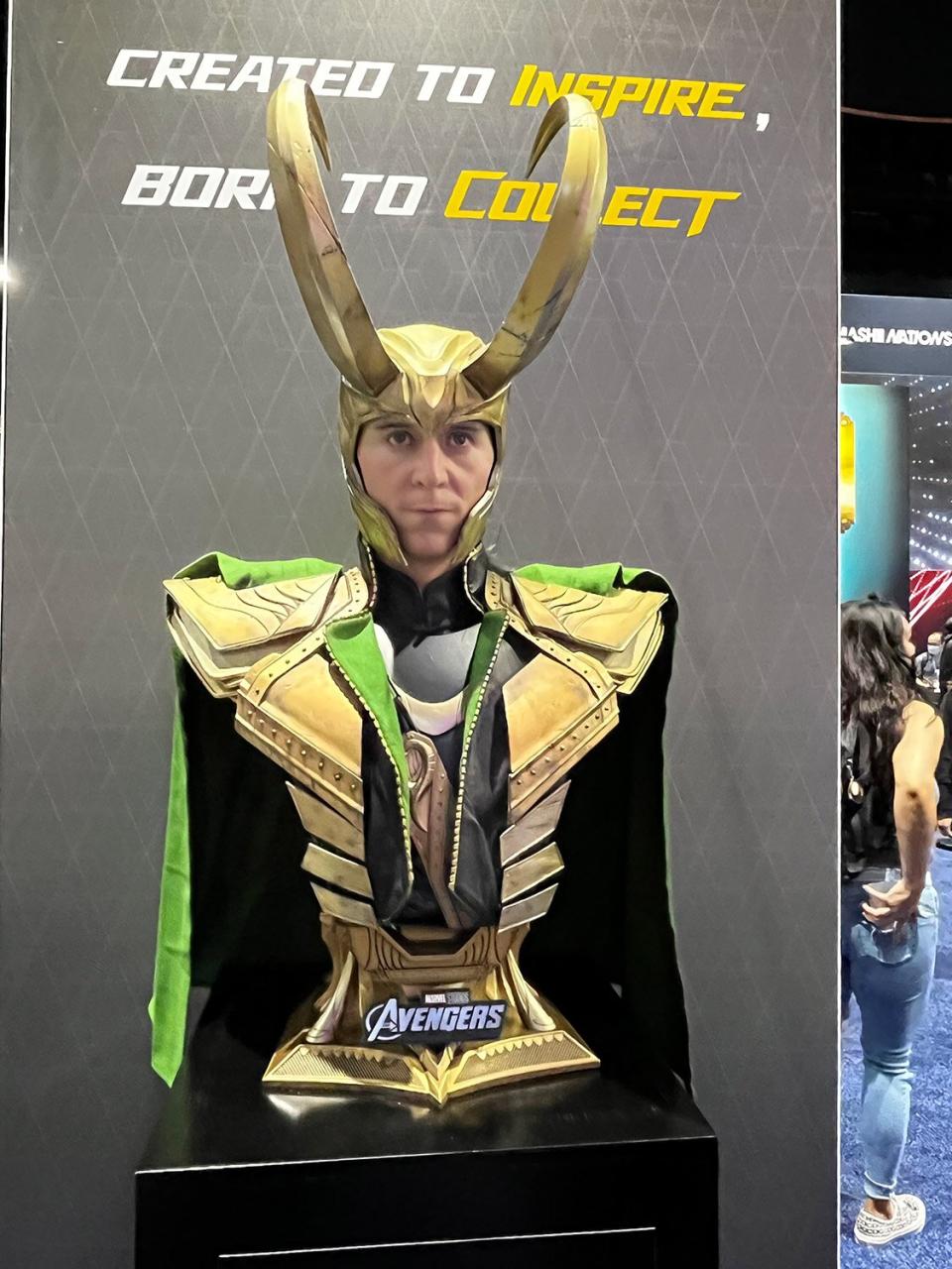 super hero busts found at comic con 2022