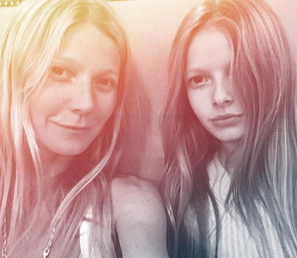 We don't see much of Gwyneth's kids as she's kept them out of the spotlight in the past, pictured here together in 2016. Source: Instagram