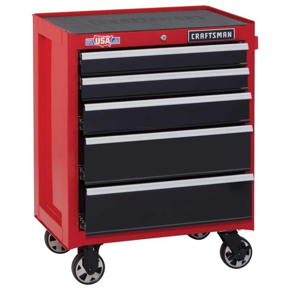 CRAFTSMAN 2000 Series 5-Drawer Steel Rolling Tool Cabinet