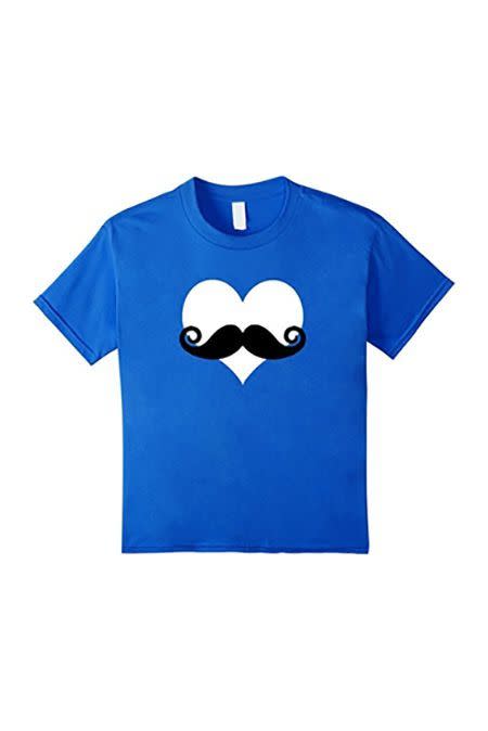 Mustache Heart T-Shirt