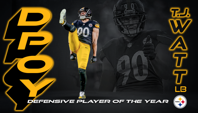 Steelers linebacker T.J. Watt named NFL defensive player of the year