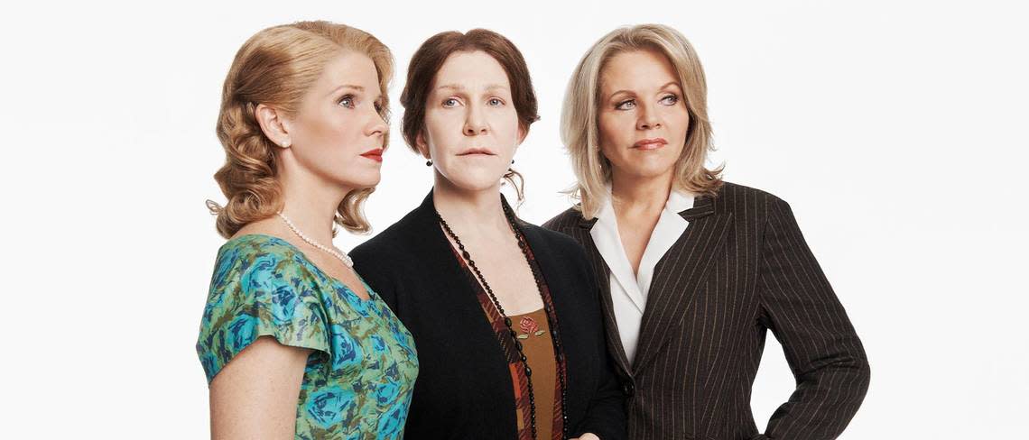 Kelli O’Hara, from left, Joyce DiDonato and Renée Fleming will perform in the Metropolitan Opera’s production of “The Hours.”
