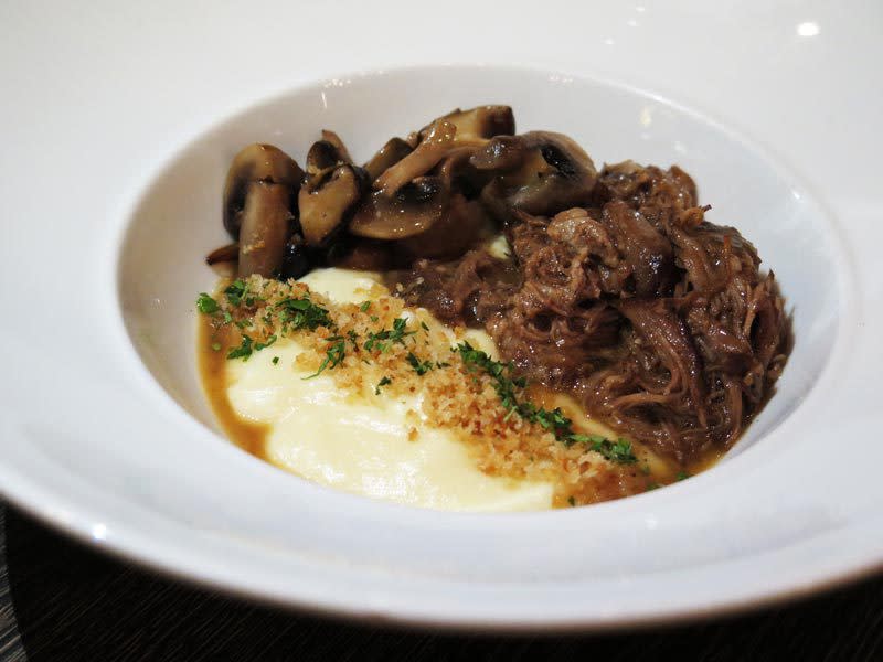 Den bar and kitchen shortrib mash