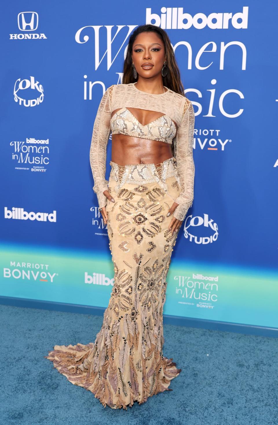 Victoria Monét attends the 2024 Billboard Women in Music event.