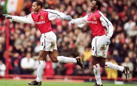 Thierry Henry scored the first of his eight Arsenal hat-tricks against Leicester - Credit: EMPICS