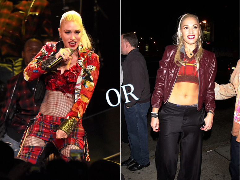 The singer has never been afraid to bare her abs, but which cropped look do you think is older? 