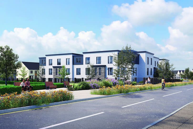 Proposed 3D image from KWL Architects of the care home