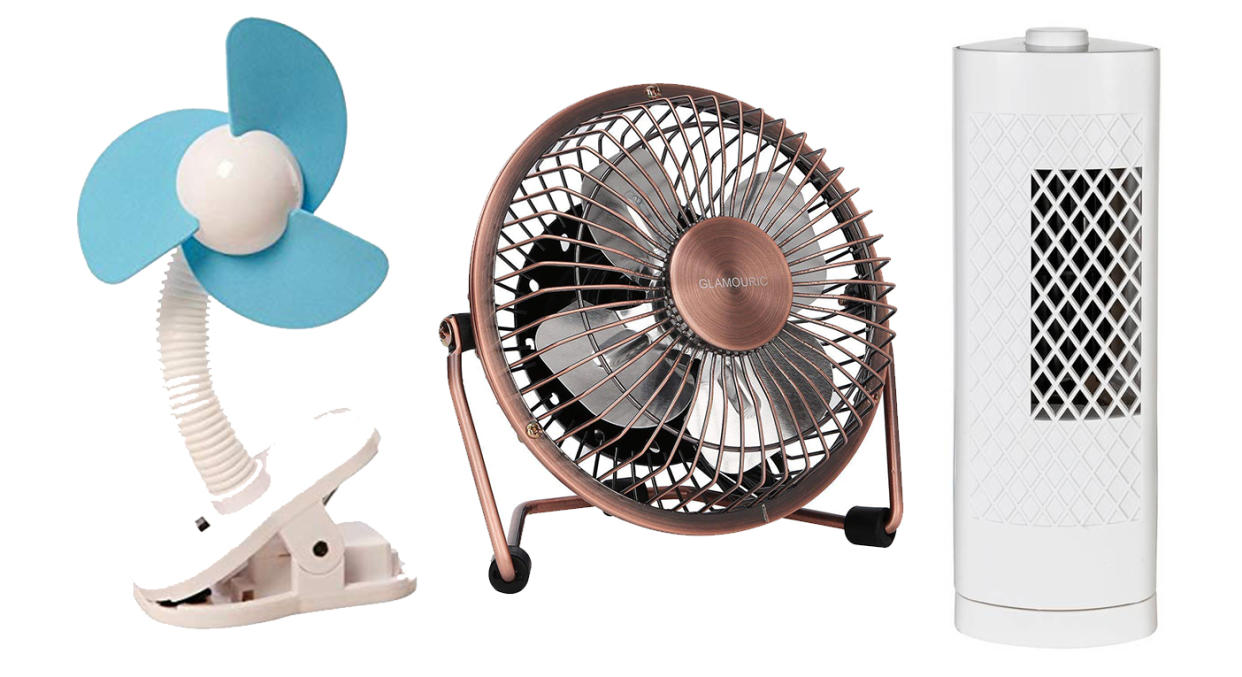 These fans are sure to keep you cool throughout the heatwave