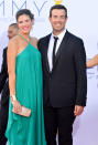 Carson Daly and Siri Pinter arrive at the 64th Primetime Emmy Awards at the Nokia Theatre in Los Angeles on September 23, 2012.