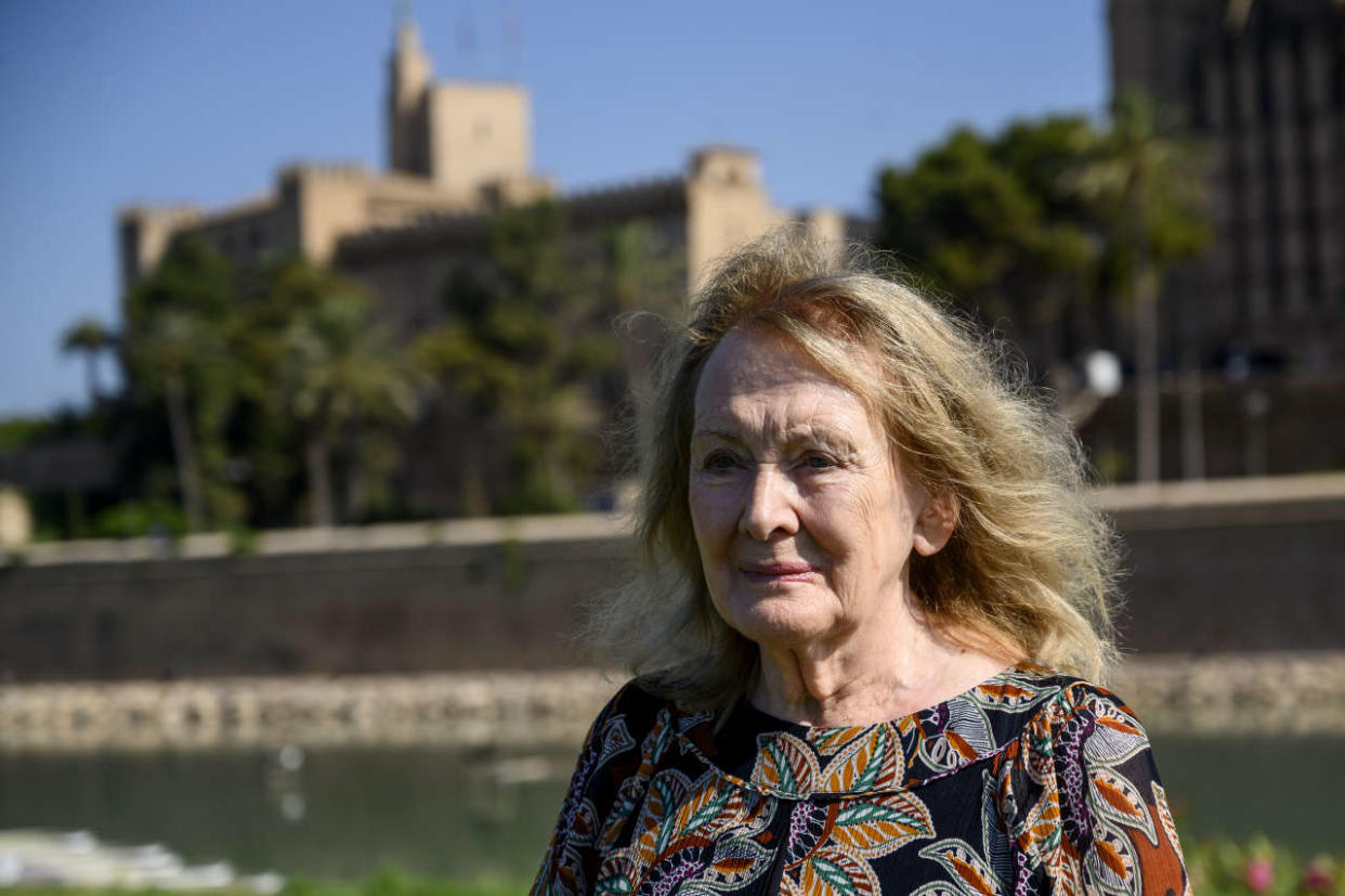 PALMA DE MALLORCA, SPAIN - JULY 29: Annie Ernaux attends 'The Super 8 Years' photocall during 12th Atlantida Mallorca Film Fest at Parc de Mar on July 29, 2022 in Palma de Mallorca, Spain. (Photo by Juan Naharro Gimenez/Getty Images)