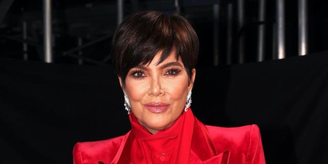 Kris Jenner Wears Blonde Bob Hairstyle at Met Gala 2019