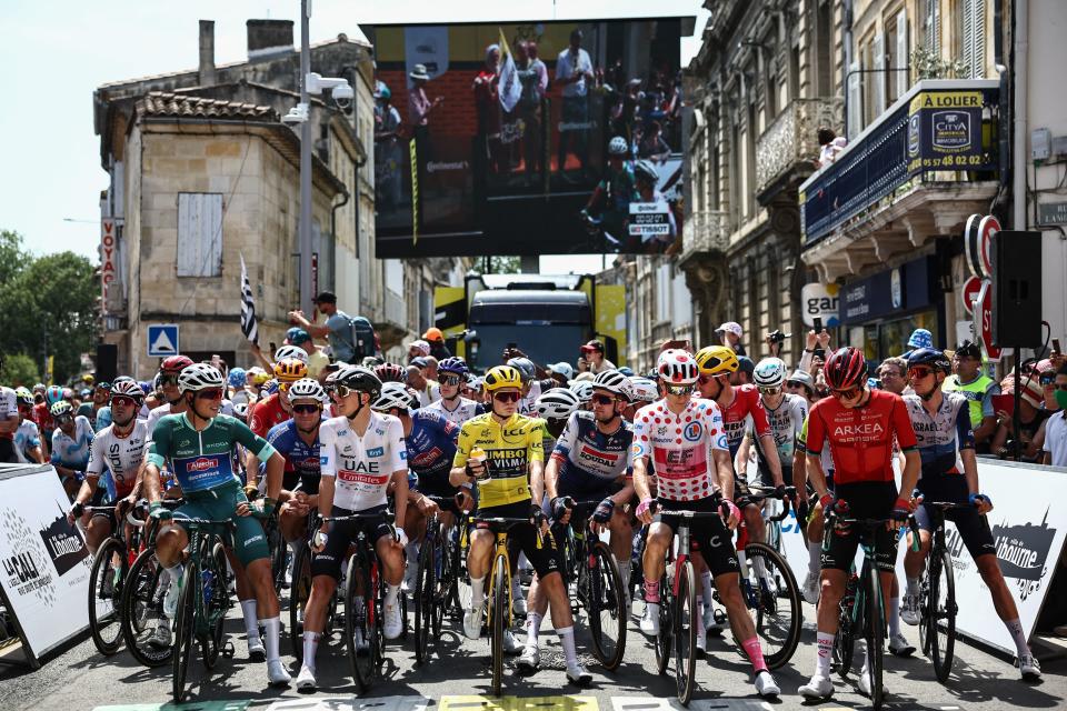 Tour de France stage 8 jersey wearers