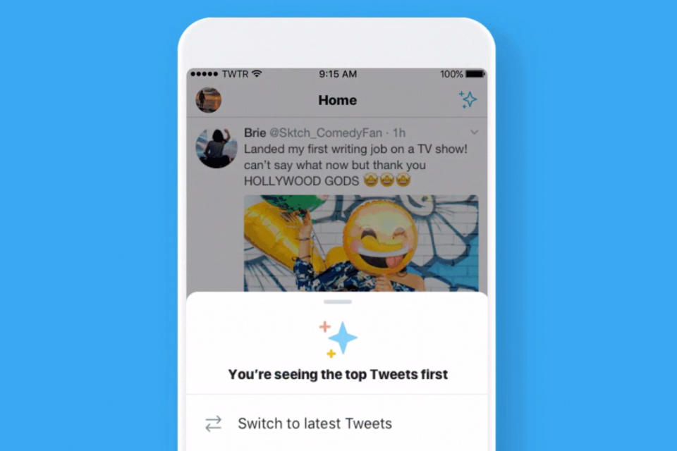 Twitter did start to restore some sense to timelines by letting you disable