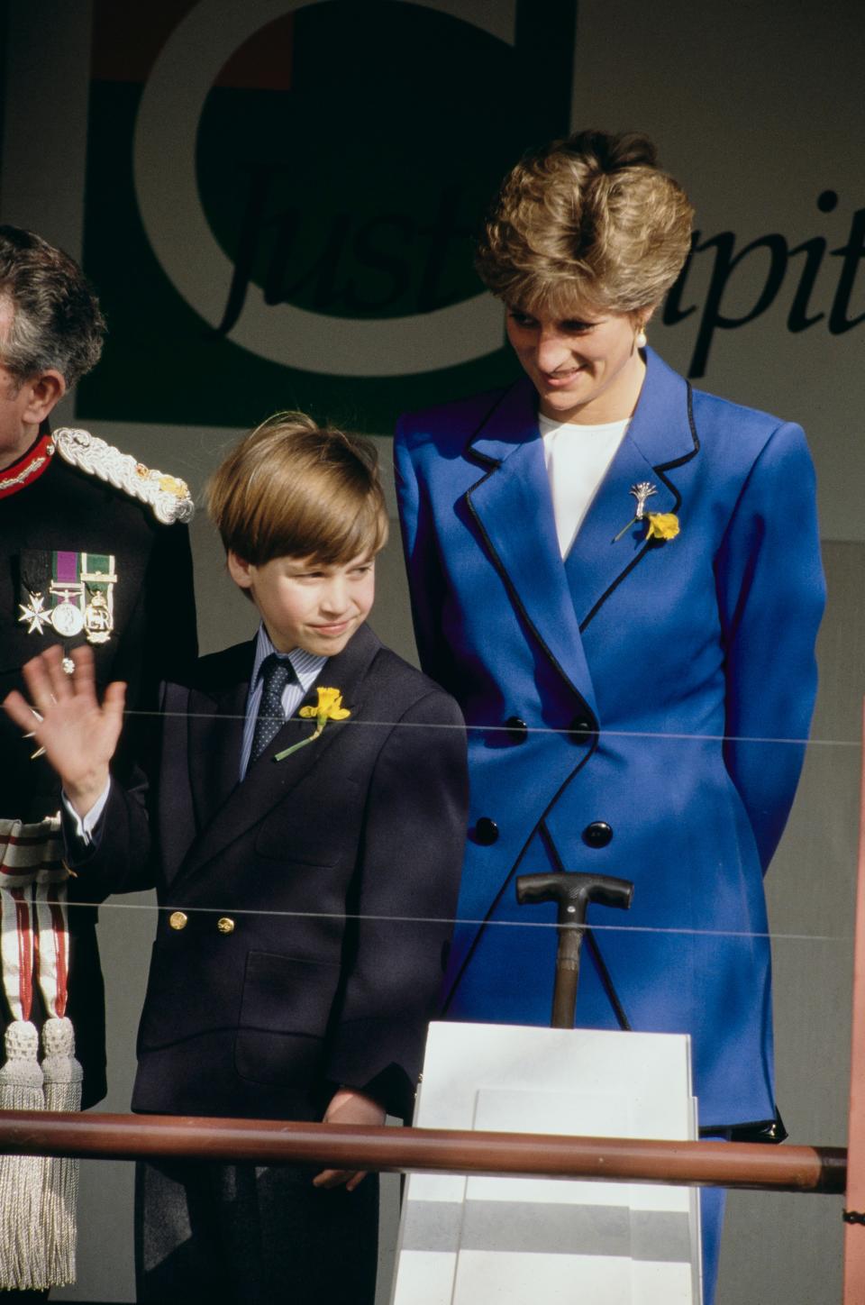 William and Diana in 1991
