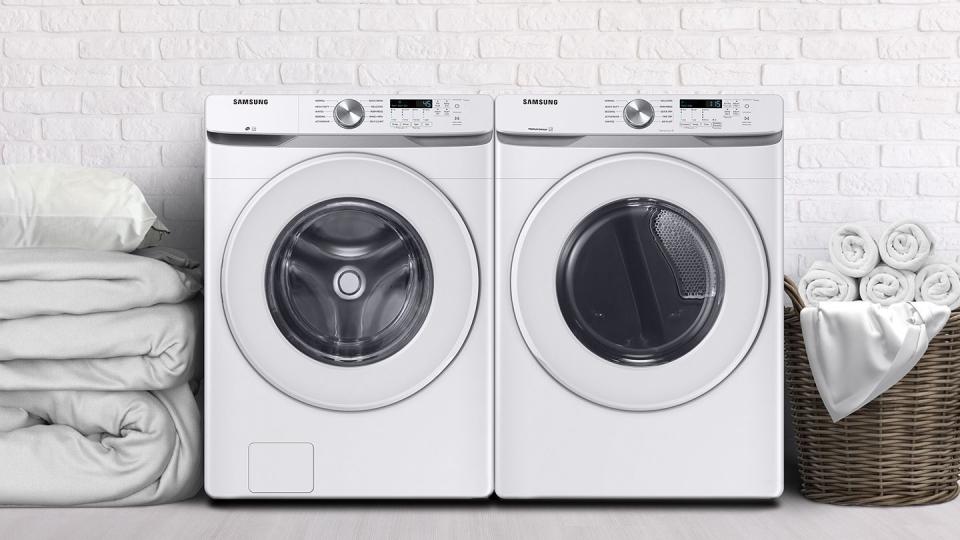 <p><a href="https://go.redirectingat.com?id=74968X1596630&url=https%3A%2F%2Fwww.lowes.com%2Fpd%2FSamsung-High-Efficiency-Stackable-Front-Load-Washer-White-ENERGY-STAR%2F1002890950&sref=https%3A%2F%2Fwww.bestproducts.com%2Fappliances%2Fa13938132%2Freviews-front-and-top-loading-washing-machines%2F" rel="nofollow noopener" target="_blank" data-ylk="slk:Shop Now;elm:context_link;itc:0;sec:content-canvas" class="link ">Shop Now</a></p><p>4.5-Cubic Foot Front-Load Washing Machine</p><p>lowes.com</p><p>$628.00</p>
