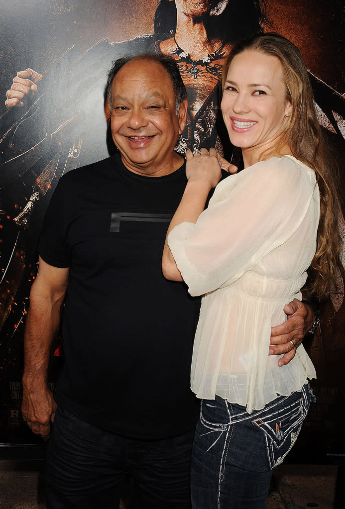 Machete LA Premiere 2010 Cheech Marin Natasha Rubin