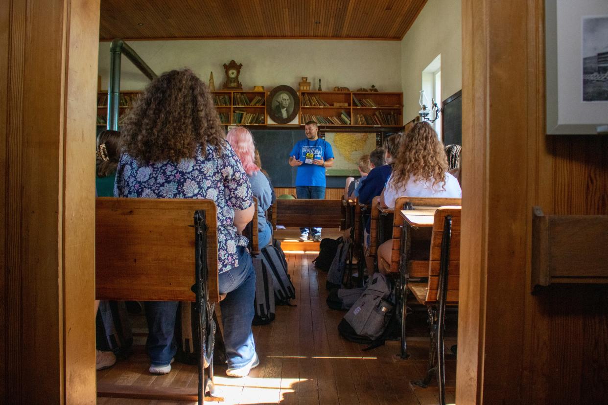 The teaching profession has come a long way since 10,000 one-room schoolhouses dotted the Kansas countryside just one-and-a-half short centuries ago, Todd Roberts told 60 prospective educators.