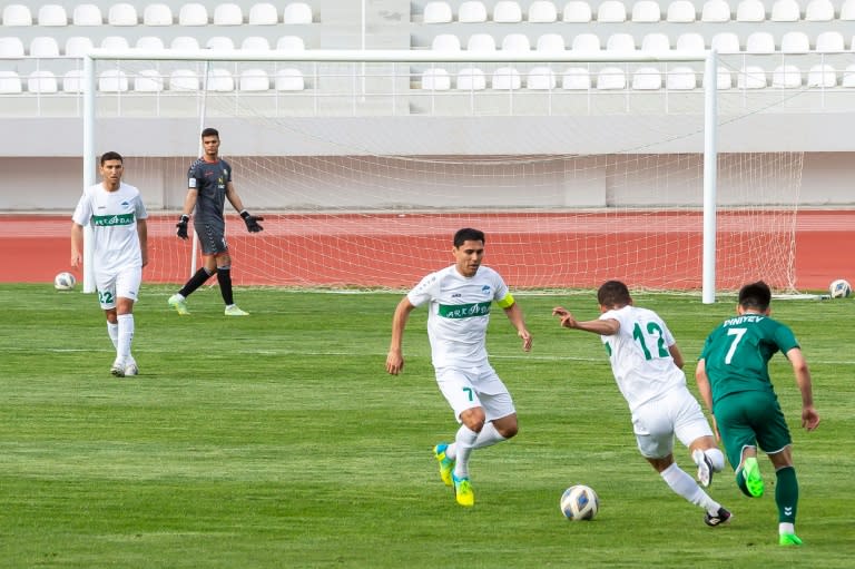 Turkmenistan, one of the world's most closed countries, has a football club named after its president (STRINGER)