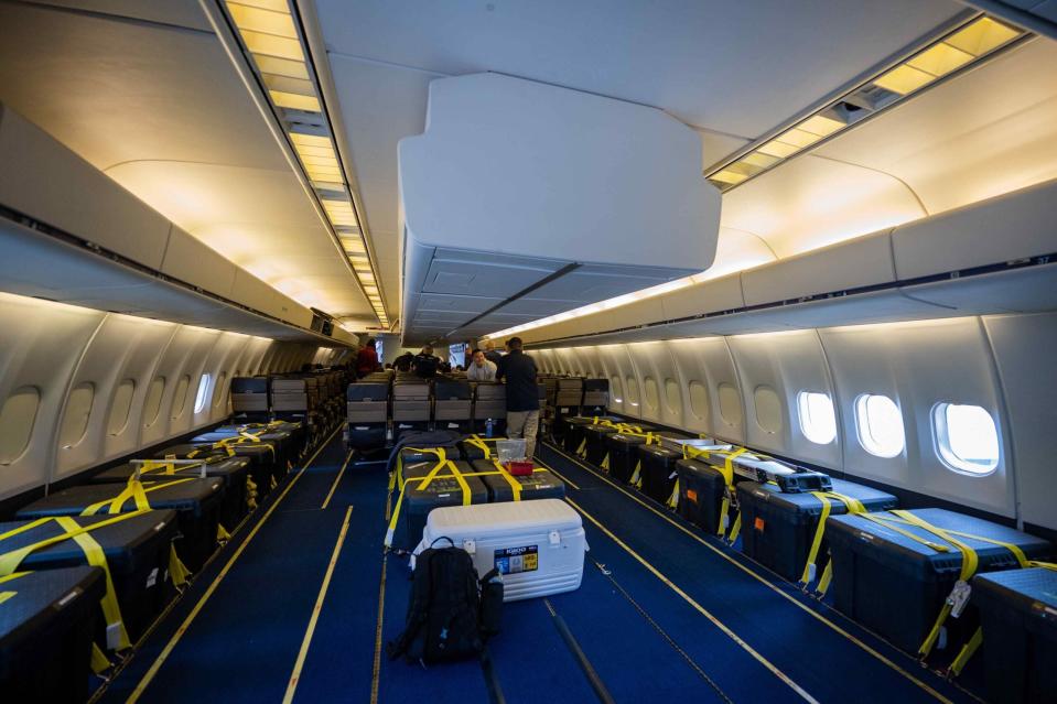 Interior of the KDC-10. <em>U.S. Air Force</em>