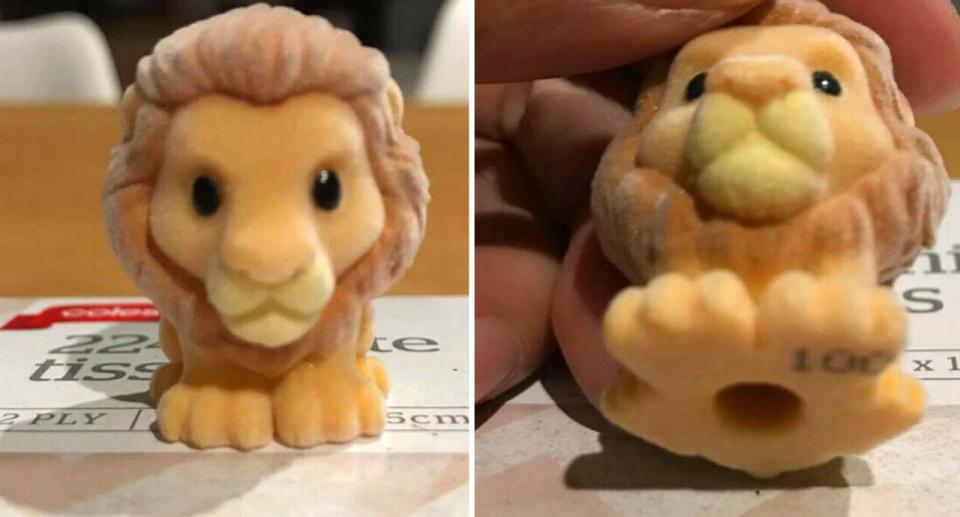 Pictures of the 'furry rare Simba' Ooshie, the small toy from Woolworths which has sent people into a frenzy.