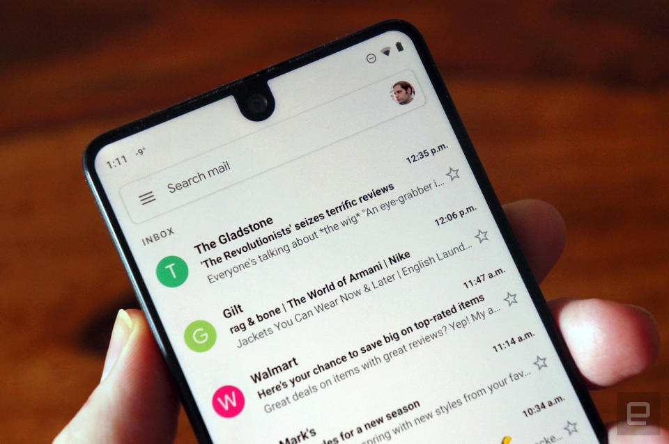 If you notice that Gmail suddenly looks different on your phone, you're notthe only one