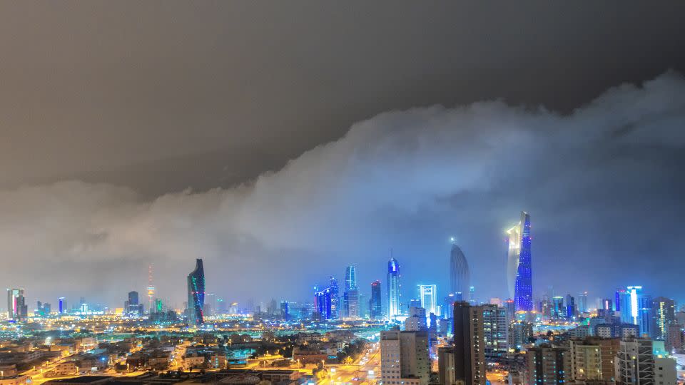 Al-Sayegh wants to engage more people in the Middle East with climate change issues. Pictured, a supercell over Kuwait City, 2018. - Sarah Hasan Al-Sayegh