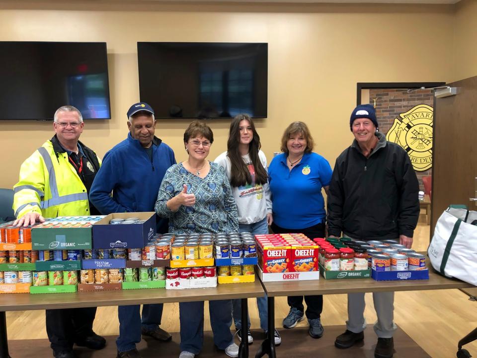 The Tavares Fire Department collected 4,127 pounds of food through goods and monetary donation at the 2nd annual Tri-City Fire Department Food Drive Challenge.