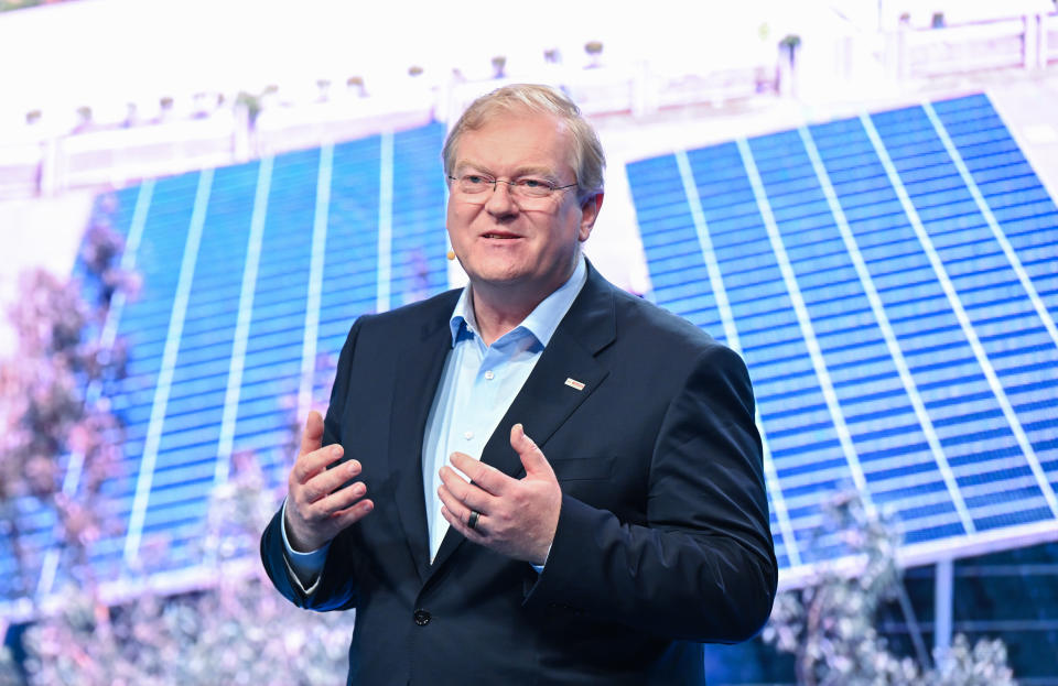 Stefan Hartung, der Vorsitzende der Geschäftsführung des Technologie-Konzerns Bosch. (Bild: Bernd Weißbrod/dpa)