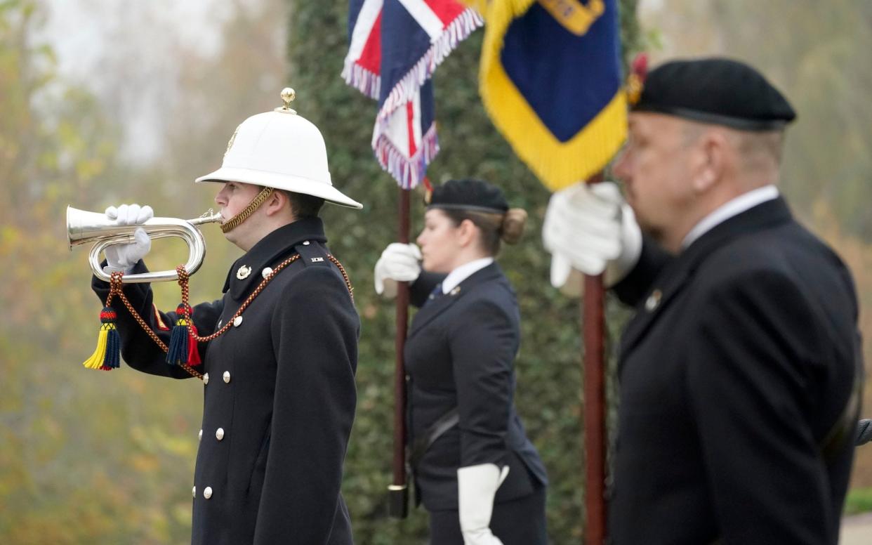 A Remembrance Sunday ceremony at the National Memorial Arboretum, Staffordshire - Christopher Furlong – WPA Pool / Getty Images