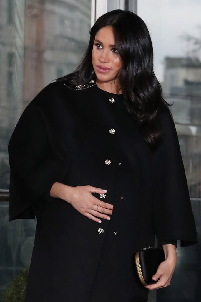 Markle visits New Zealand House to sign the book of condolence on behalf of the Royal Family on March 19, 2019. GC Images