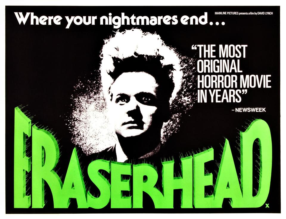 Eraserhead, poster, Jack Nance, 1976. (Photo by LMPC via Getty Images)