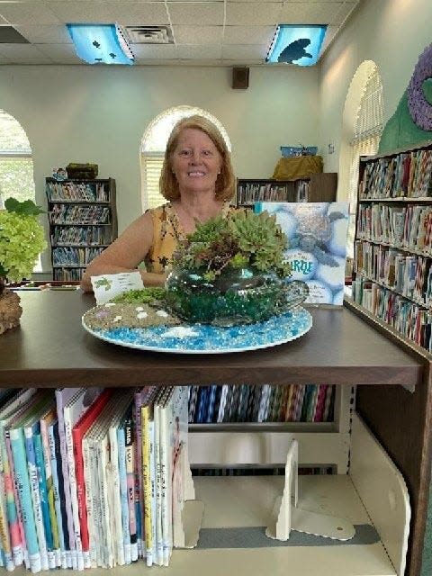 Betty Schade won the 2022 People's Choice Flower Show at Birchard Public LIbrary.