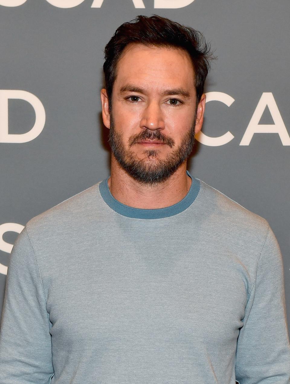 Mark-Paul Gosselaar looking serious