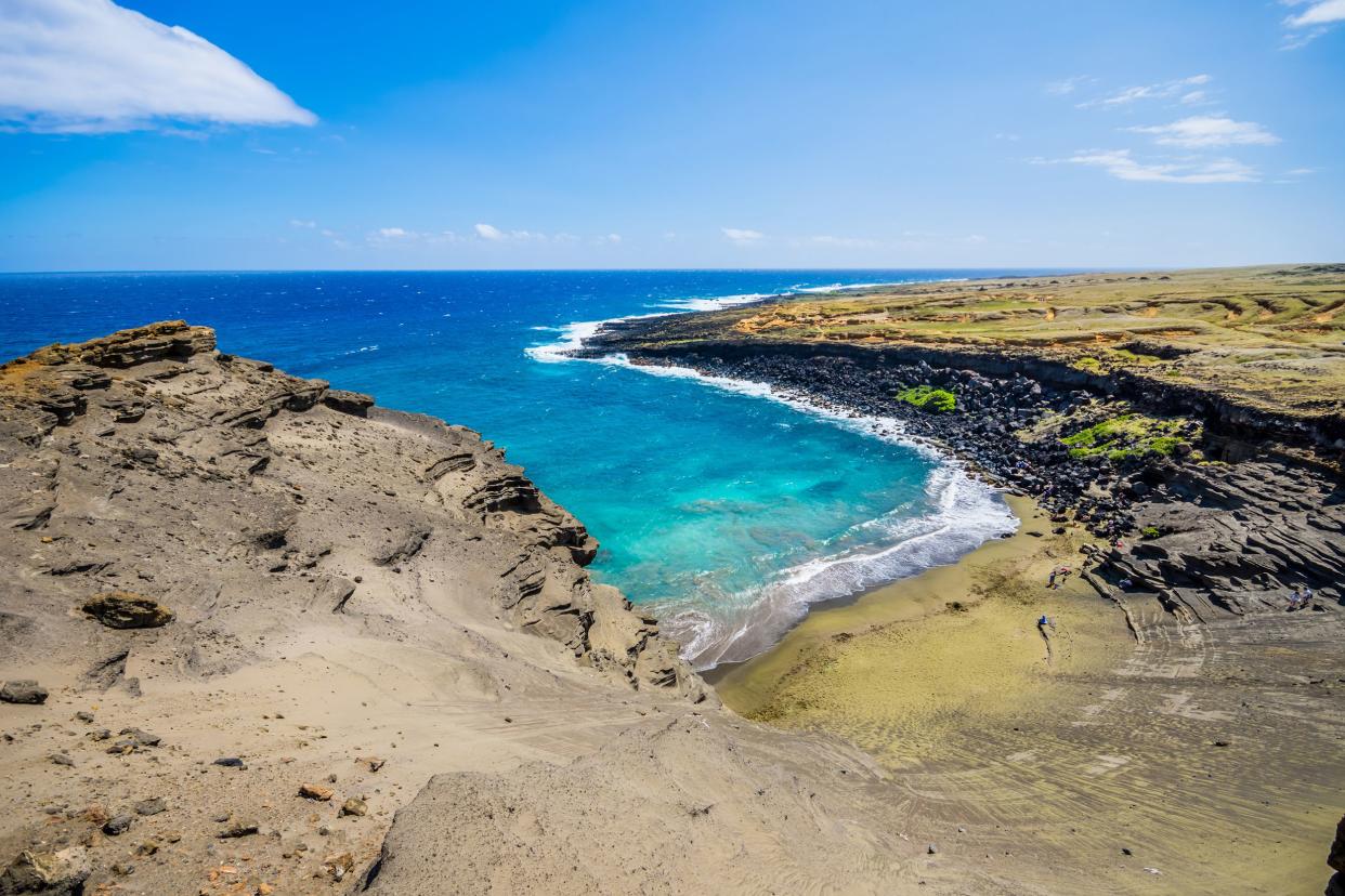 beach at Papakōlea, Big Island