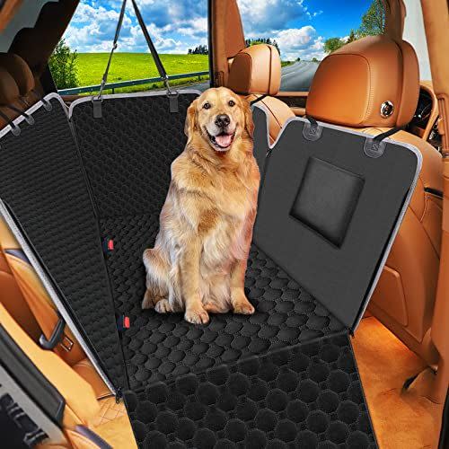 9) Dog Car Seat Cover for Back Seat