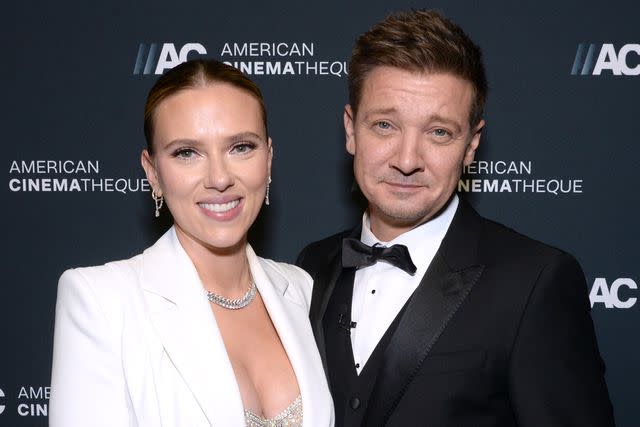 Vivien Killilea/Getty Images for American Cinematheque Scarlett Johansson and Jeremy Renner in 2021