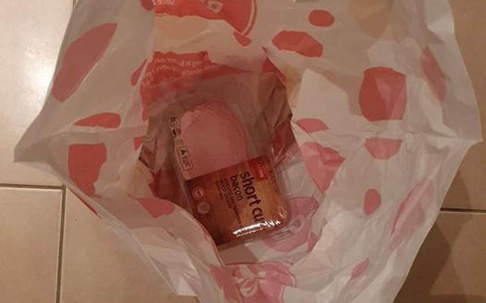 A man has expressed his rage after being given 27 shopping bags with one online order. Source: Facebook