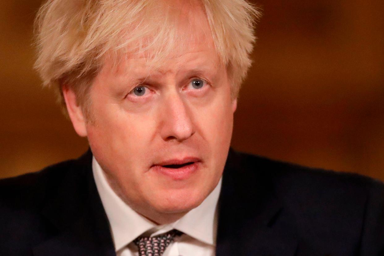 Boris Johnson urges Britons to have ‘a merry little Christmas' (AFP/Getty)