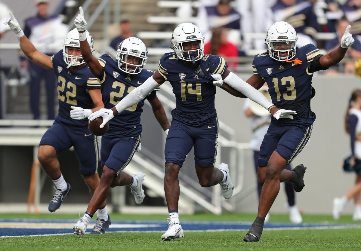 University of Akron Zips football schedule and scoreboard for 2023 season